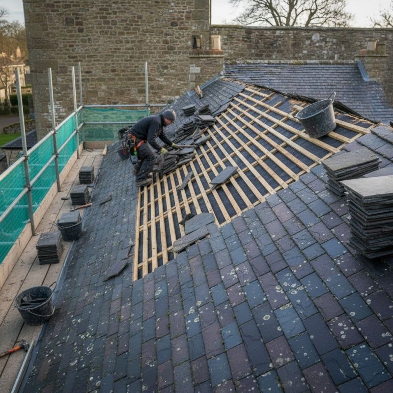 Slate Roof Replacement