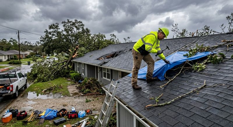 Storm Damage Roof Repair